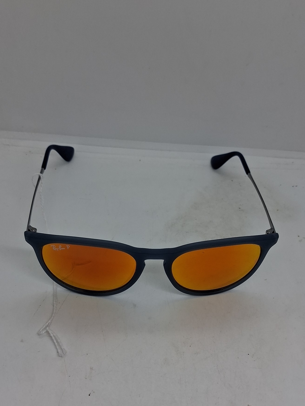 NWOT Ray-Ban RB4171 Erika Men’s Navy Frame Orange Lens Sunglasses - Picture 2 of 5